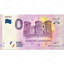 0 € ZERO EURO SOUVENIR BANCONOTA TURISTICA ITALIA 2020 - NAPOLI MASCHIO ANGIOINO