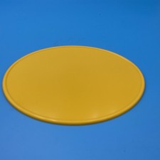 Tabella portanumero frontale laterale in plastica colore Giallo 27x23 Cm