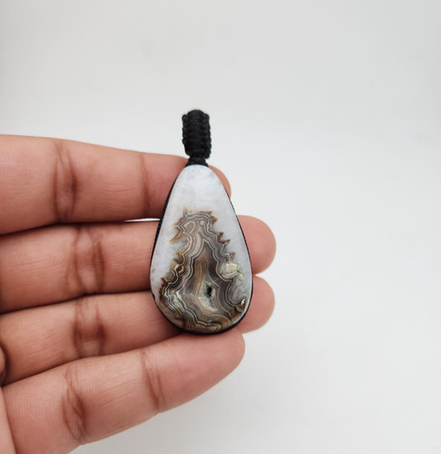 Collana druzy agata naturale - druzy,