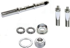 Perno CHIAVELLA 147MM+ Calotte Movimento INGLESE + 2 Chiavelle per BICICLETTA