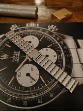 Bracciale Metal Color Orologi Vintage 19mm NOS Made in italy Acciaio