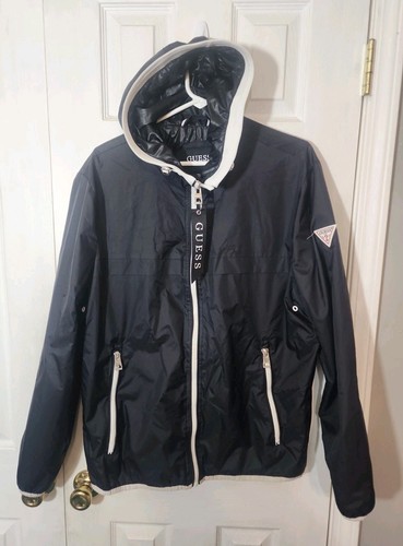 Giacca vento guess - guess, nera