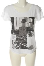 ABERCROMBIE & FITCH T-shirt Donna Camicia Taglia IT 40 bianco-nero stile casual