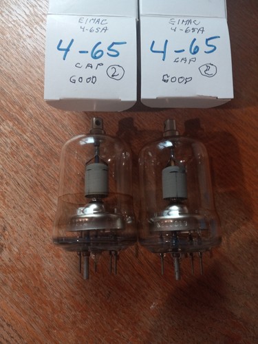 Coppia tubi eimac 65a - coppia, 4-65a