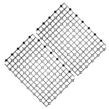 2pz Piastra Filtro Acquario Professionale Serbatoio Divisori Comodi Filtri Ghiaia