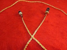 Occhiali da Vista Supporto 50.8cm 14KT Placcato Oro 1.7mm Corda Catena