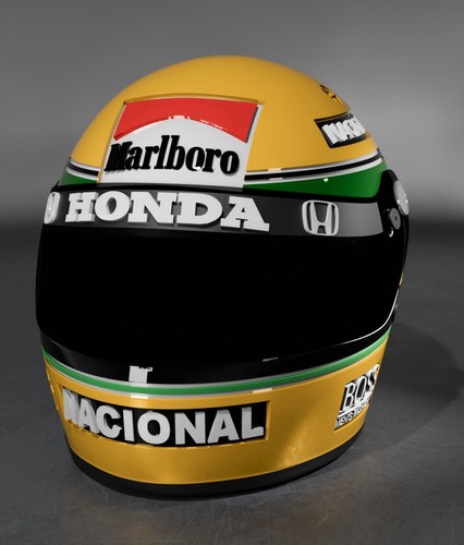 Casco senna full size scala - senna, f1