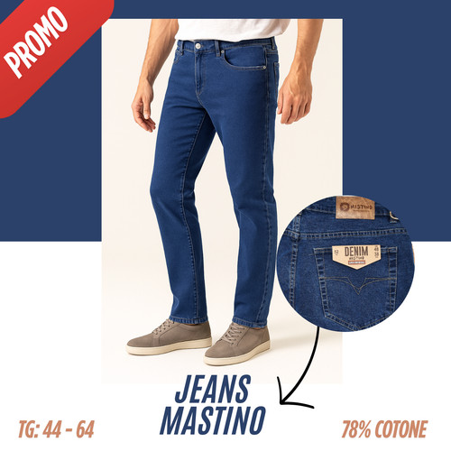 Jeans uomo mastino denim - uomo,