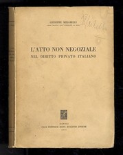 L'atto non negoziale nel diritto privato italiano.