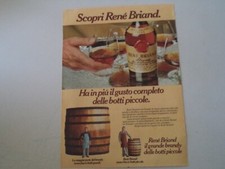 advertising Pubblicità 1979 BRANDY RENE' BRIAND