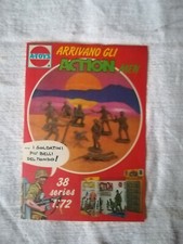 PUBBLICITA' ORIGINALE ADVERTISING SOLDATINI "ACTION" A-TOYS anni 80