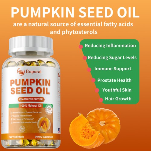 Olio semi zucca 1000mg - 1000mg,