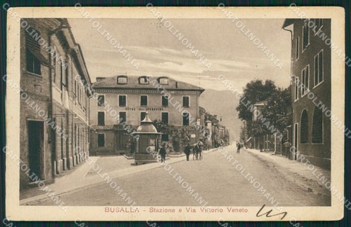 Genova busalla cartolina - busalla,