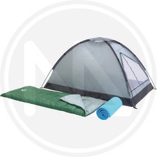 TENDA CAMPING "CAMPAK" 2 POSTI + 2 SACCHI A PELO INCLUSI -26624 