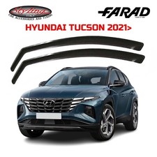 DEFLETTORI HYUNDAI TUCSON (DAL 2021) FARAD SET ANTIVENTO ANTERIORI FUME' 14216M