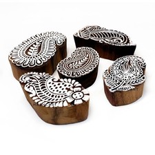 Set Di 5 Timbri In Legno
