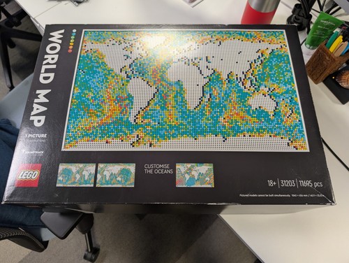 Lego art 31203 mappa del - 31203, mondo