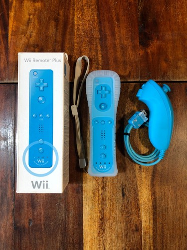Controller wii wiimote - controller, azzurro