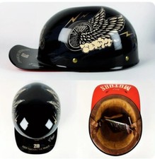 Mezzo casco moto retrò