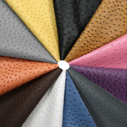 Pelle struzzo finta pvc pu - pelle,