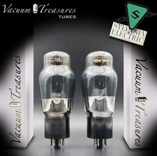 6L6G SYLVANIA Black Plates Smoked Glass AMPLITREX Matched Tubes MADE IN USA