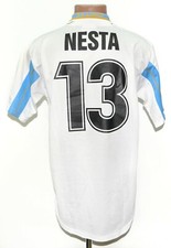 MAGLIA MAGLIA CALCIO AWAY SS LAZIO ITALIA 2000/2001 PUMA NESTA #13 TAGLIA M
