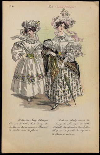 1900ca moda anni 1830 - moda, di
