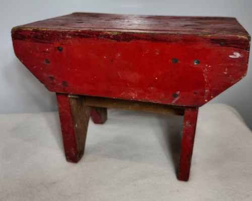 Panca sgabello bambino vintage