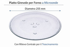 Piatto microonde girevole - piatto,