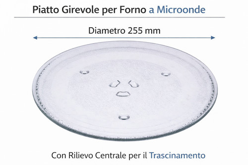 Piatto microonde girevole - piatto,