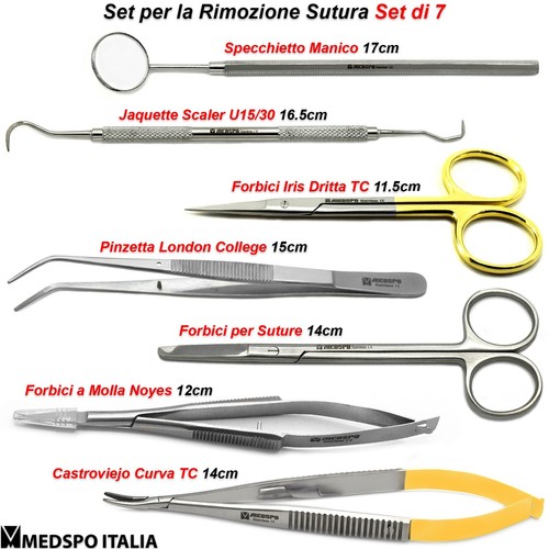 Kit rimozione sutura - di,