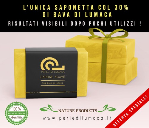 Sapone bava di lumaca - x, 30%