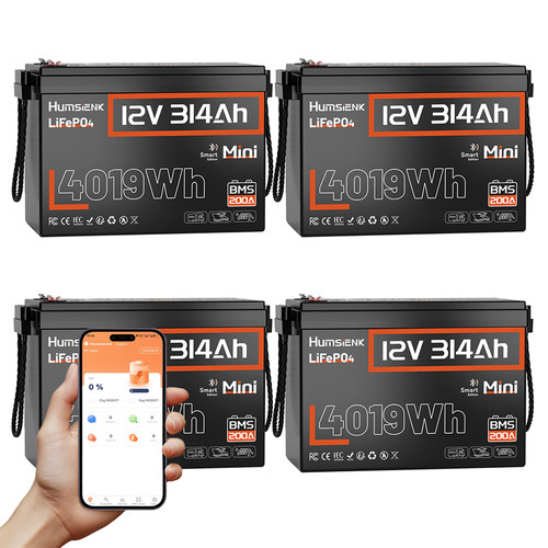 Batteria litio humsienk 12v - batteria,