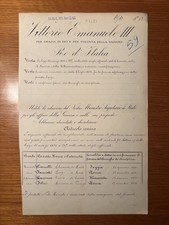 Pietro Gazzera, Re Vittorio
