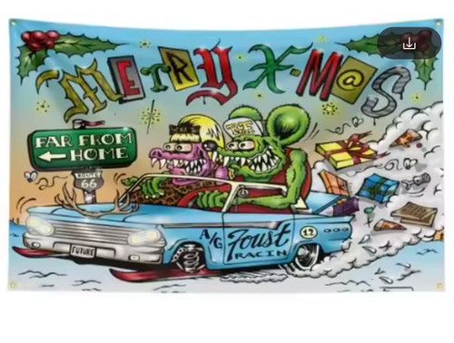 Nuovo rat fink arazzo - rat,