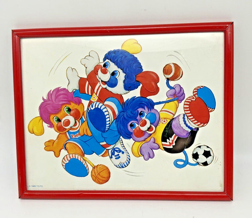 Vintage popples framed - popples, print