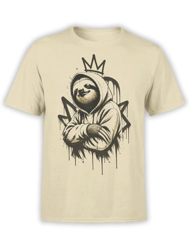 Maglietta lazy royalty sloth - maglietta,