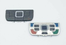 Tastiera menu slide originale Nokia E66 Keymat tappetino tastiera Keymat grigio Grey NUOVO