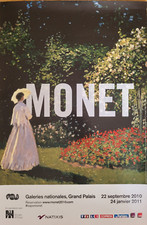 CLAUDE MONET - POSTER MOSTRA ORIGINALE - GRAND PALAIS PARIS - 2022