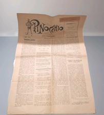 PINOCCHIO ANNO I n. 3 - MINEO 11 OTTOBRE 1903 giornale politico letterario 