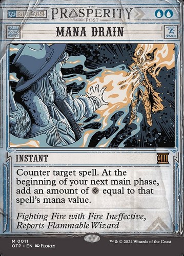 Mana drain outlaws thunder - mana, of