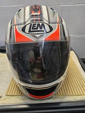 Casco INTEGRALE LEM rosso blu  taglia M