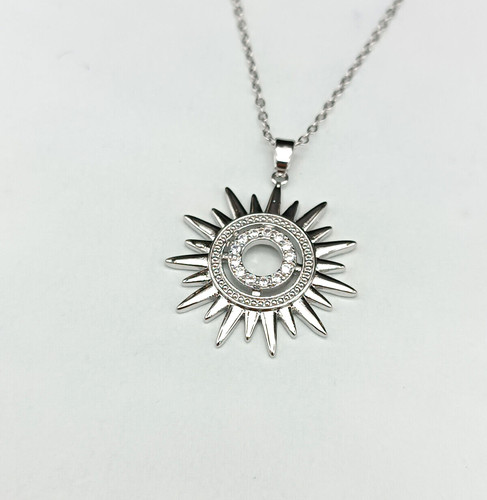 Collana donna ciondolo sole - collana,