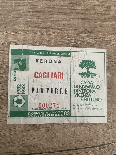 Verona cagliari 1982 83 - , 1982/83