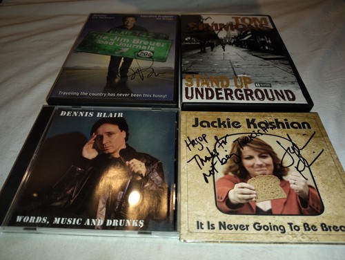 Signed comedy dvd - signed,