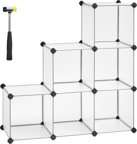 Songmics scaffale cubi - scaffale, 6