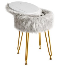 rotondo Faux Pelle Vanity