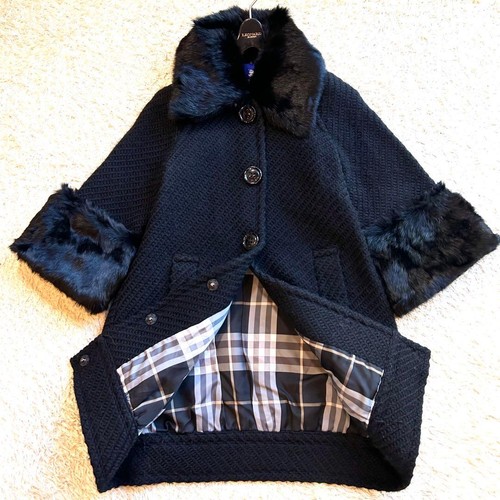 Cappotto lana pelliccia - , di