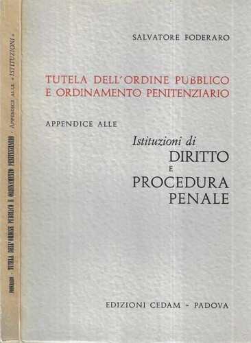 Tutela dell ordine pubblico - ordine, e