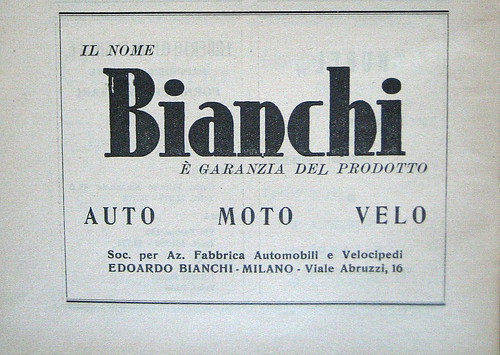 Pubblicita bianchi auto moto - auto,